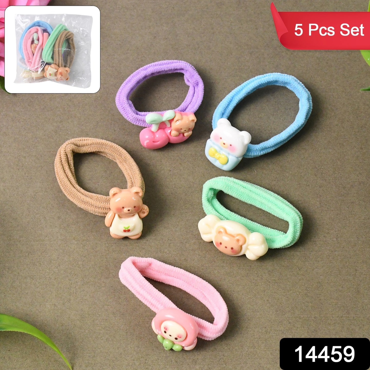 Toddler Hair Ties Baby Hair Tie (5 Pcs Set)