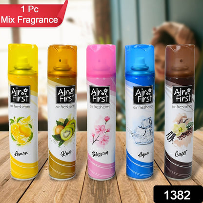 Air FreshenerÃ‚Â  | Used In Office, Home, Hotels, Banquets, Carpet Etc, Room Spray Air Freshener, Mix Fragrance Lemon, Kiwi, Blossom, Aqua, Cafet (300 Ml Approx / 1 Pc)