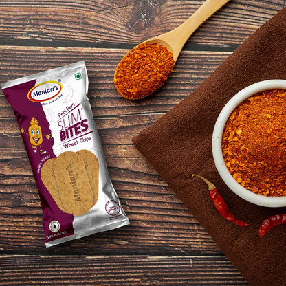 Maniarr's Peri Peri Mini Slim Bites Khakhra Healthy snacks (60Gm)-2
