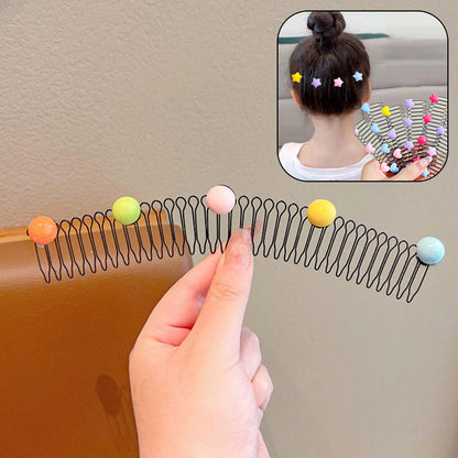 Cartoon Clip For Kids Girls Curly Hair Tidying Comb Hair Accessory For Women (1 Pc)