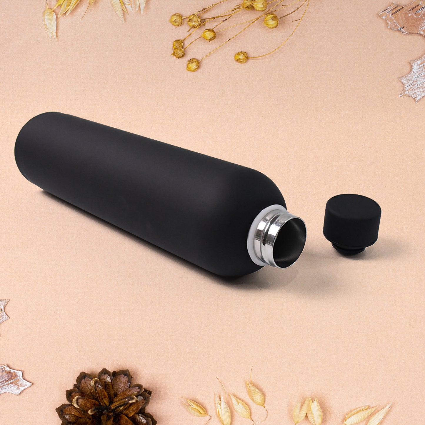 Stainless Steel Double Wall Vacuum-insulated Drink Water Bottle (1000 Ml Approx)