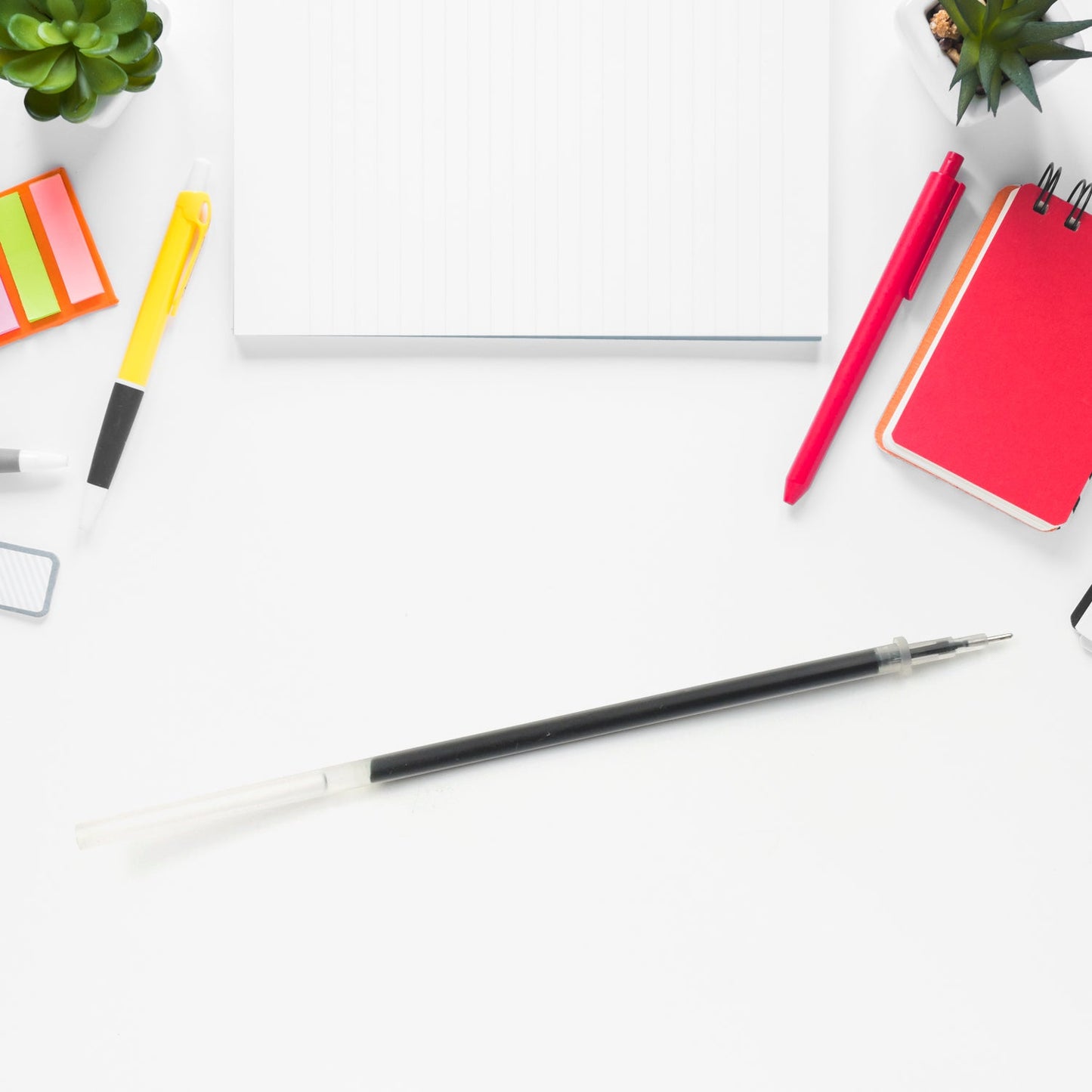 Black Pen Refill All Round Ball Pen Refill Smooth Writing Pen Refill all Pen Suitable (15 Pc)