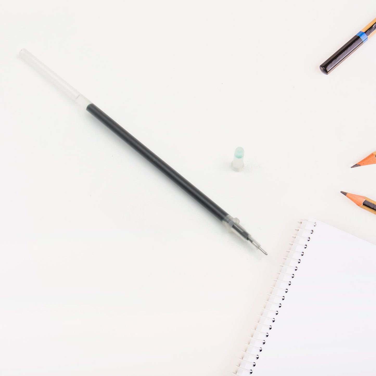 Black Pen Refill All Round Ball Pen Refill Smooth Writing Pen Refill all Pen Suitable (15 Pc)