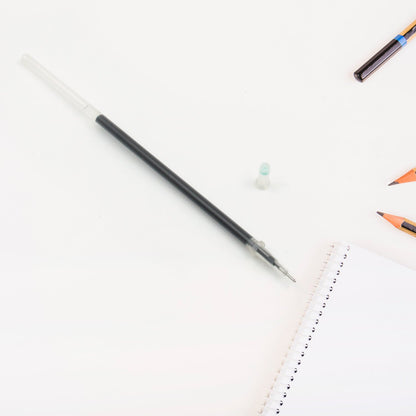 Black Pen Refill All Round Ball Pen Refill Smooth Writing Pen Refill all Pen Suitable (15 Pc)