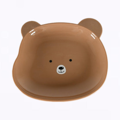 Durable Food Serving Plate, Bear Shaped Plate Cartoon Snack Plates For Serving Fruits & Desserts (2 Pc)