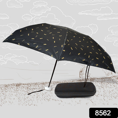 3-Fold Cute Umbrella Ã¢â‚¬â€œ Sun & Rain Protection, UV Shield (1 Pc / With Zip Case)