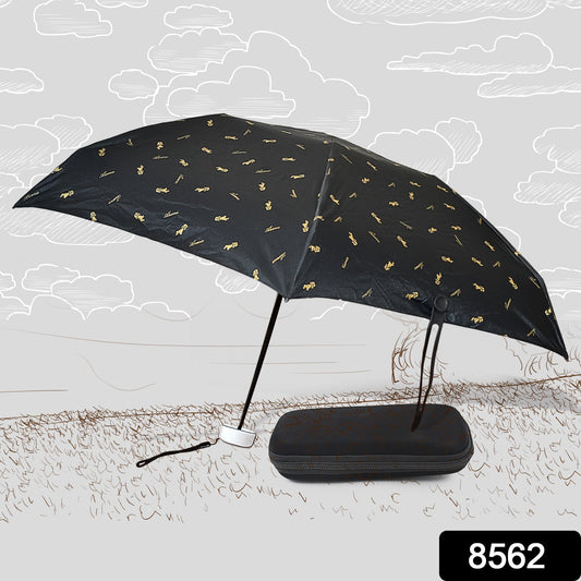 3-Fold Cute Umbrella Ã¢â‚¬â€œ Sun & Rain Protection, UV Shield (1 Pc / With Zip Case)