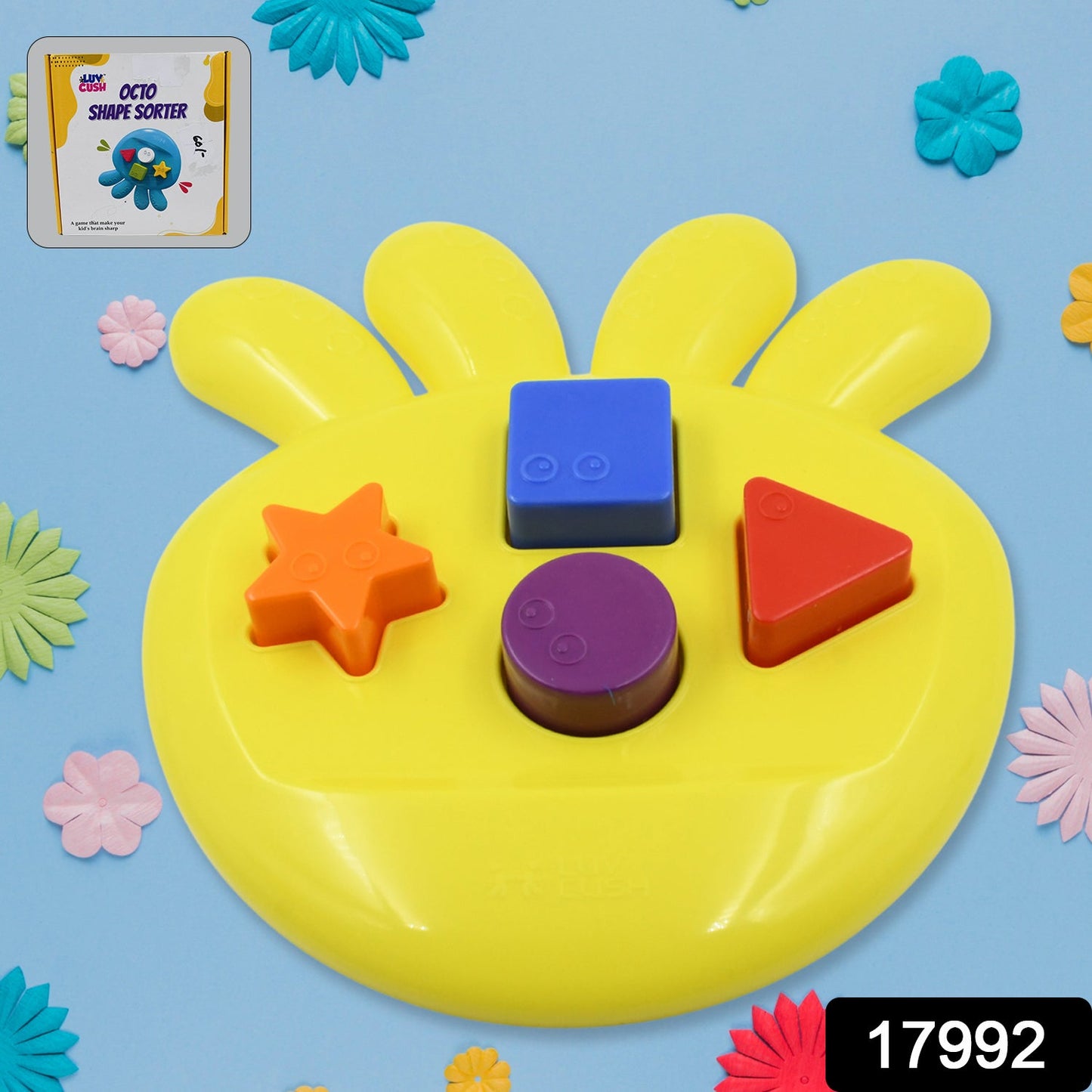 Octo Shape Sorter Toy for KidsÃ¢â‚¬â„¢ Learning & Grasping (1 Pc)