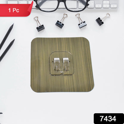 Adhesive Sticky Waterproof and Oil Proof, Reusable Wall Utility Seamless Wall Hook (6 Pc)