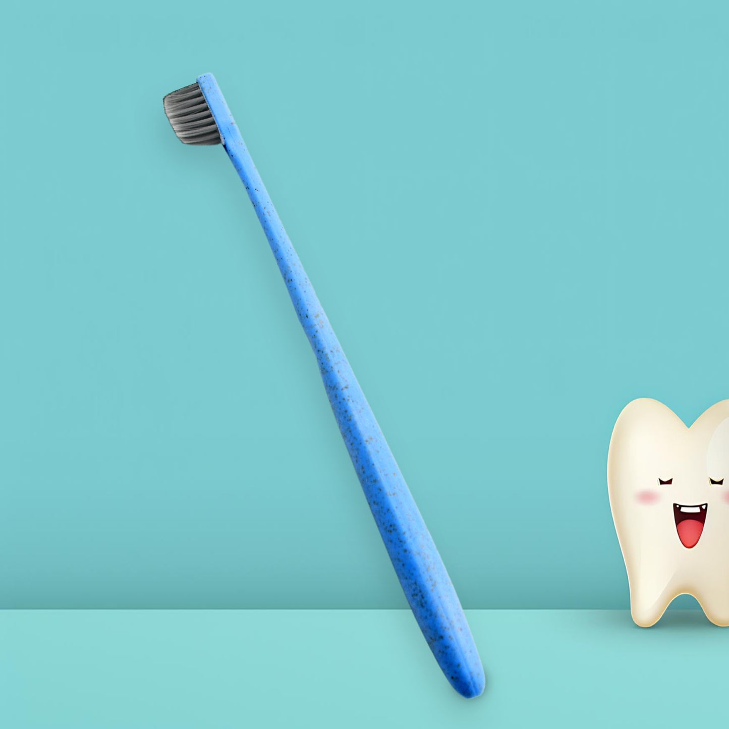 12579 Wheat Straw Toothbrush Women Men Soft-bristle Toothbrush Oral Care Tooth Brush Manual Toothbrush For Deep Cleaning Dental Care (2 Pc)