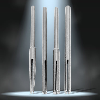 Sandpaper Clamp 3 Mm Split Mandrels Long Abrasive Holder (4 Pcs Set)