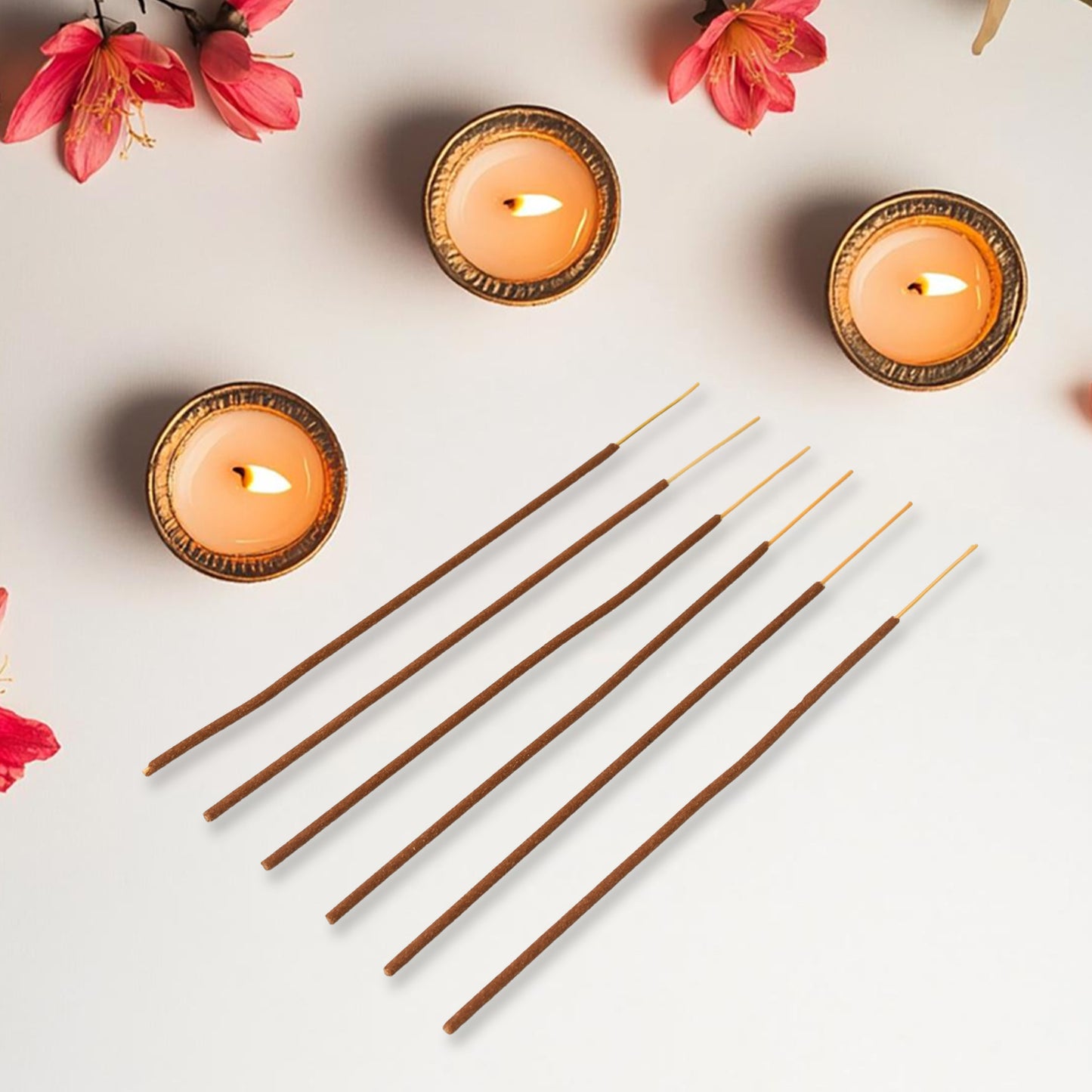 Orchid Flavour Incense Sticks  Agarbatti (90 Gm With Machis  2 Packet)