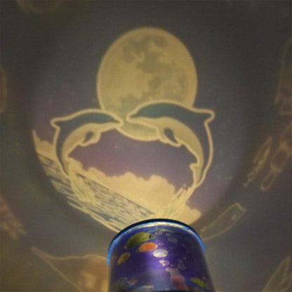 LED Projector Night Light Ã¢â‚¬â€œ 3 Battery Lamps, Rotating with Music, Perfect for Kids & Home Decor (1 Pc, Battery Not Included)